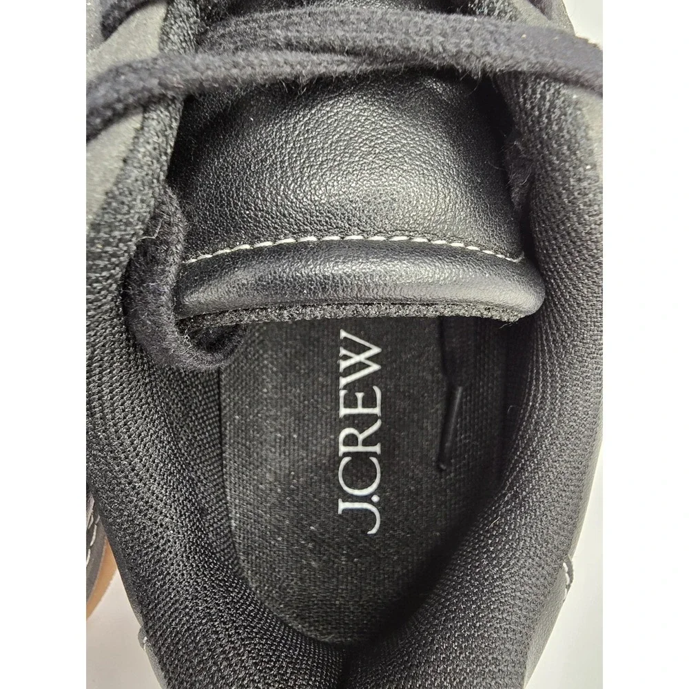 J.Crew Field Sneakers In Black Women's US Size 6H NWOB‎